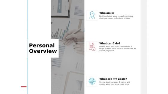Personal Overview Ppt PowerPoint Presentation Infographics Graphic Images