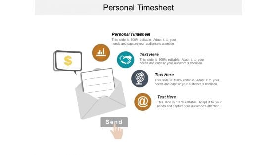 Personal Timesheet Ppt PowerPoint Presentation Professional Deck Cpb