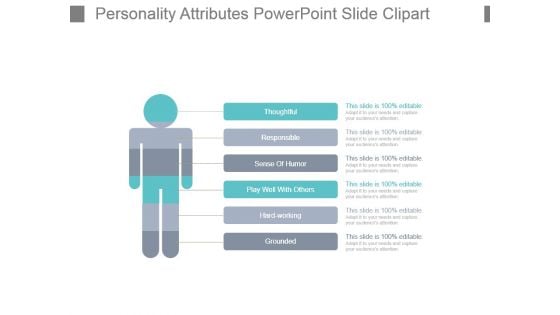 Personality Attributes Powerpoint Slide Clipart