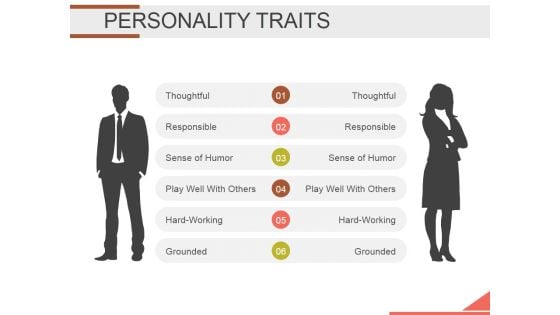 Personality Traits Ppt PowerPoint Presentation Slides