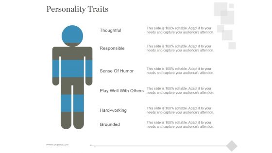 Personality Traits Ppt PowerPoint Presentation Themes