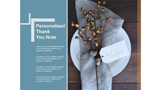 Personalized Thank You Note Ppt Powerpoint Presentation Pictures Layout Ideas