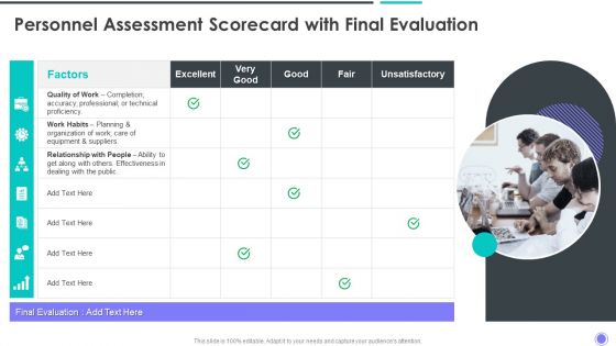 Personnel Assessment Scorecard With Final Evaluation Rules PDF