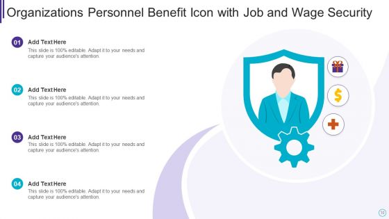 Personnel Benefit Icon Ppt PowerPoint Presentation Complete Deck With Slides