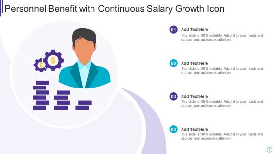 Personnel Benefit Icon Ppt PowerPoint Presentation Complete Deck With Slides