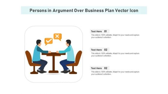 Persons In Argument Over Business Plan Vector Icon Ppt PowerPoint Presentation Icon Slides PDF