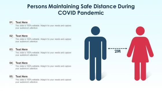 Persons Maintaining Safe Distance During COVID Pandemic Ppt File Visuals PDF