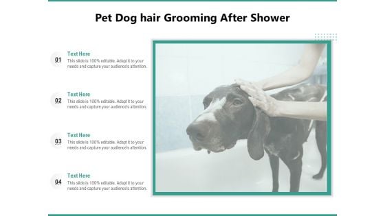 Pet Dog Hair Grooming After Shower Ppt PowerPoint Presentation Icon Gallery PDF Pet Dog Hair Grooming After Shower Ppt PowerPoint Presentation Icon Gallery PDF