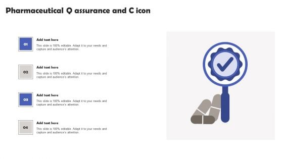 Pharmaceutical Q Assurance And C Icon Sample PDF