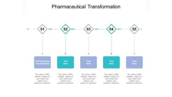 pharmaceutical transformation ppt powerpoint presentation infographic template slide cpb pdf