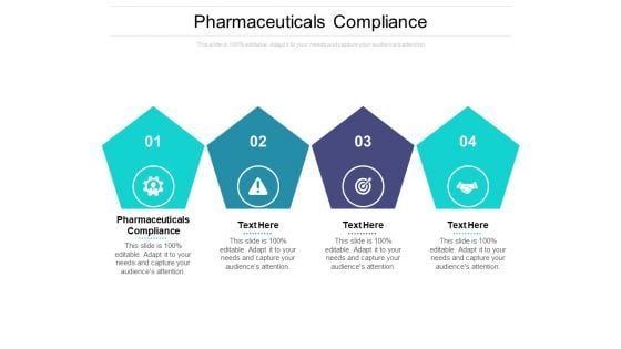 Pharmaceuticals Compliance Ppt PowerPoint Presentation Slides Portrait Cpb Pdf