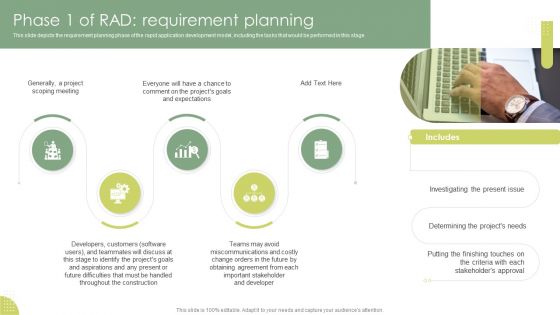 Phase 1 Of Rad Requirement Planning Rapid Application Building RAB Model Brochure PDF