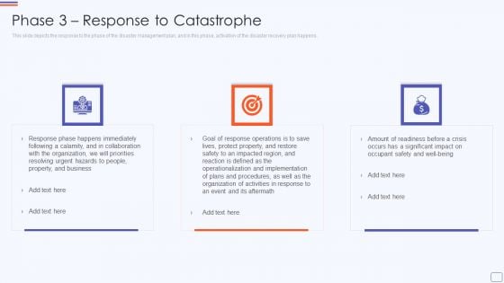 Phase 3 Response To Catastrophe Recovery Application Plan Brochure PDF