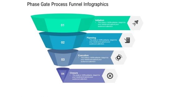 Phase Gate Process Funnel Infographics Ppt PowerPoint Presentation Layouts Layout