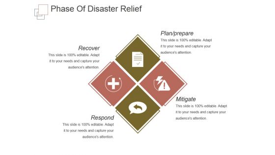 Phase Of Disaster Relief Ppt PowerPoint Presentation Designs Download