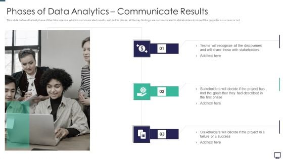 Phases Of Data Analytics Communicate Results Ppt Ideas Inspiration PDF Phases Of Data Analytics Communicate Results Ppt Ideas Inspiration PDF