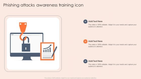 Phishing Attacks Awareness Training Icon Designs PDF