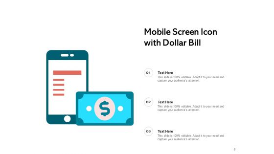 Phone Display Dollar Bill Cloud Data Ppt PowerPoint Presentation Complete Deck