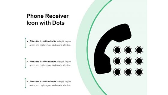 Phone Receiver Icon With Dots Ppt PowerPoint Presentation Styles Microsoft PDF Phone Receiver Icon With Dots Ppt PowerPoint Presentation Styles Microsoft PDF