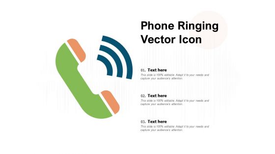 Phone Ringing Vector Icon Ppt PowerPoint Presentation Pictures Deck