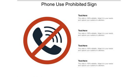 Phone Use Prohibited Sign Ppt PowerPoint Presentation Show Tips