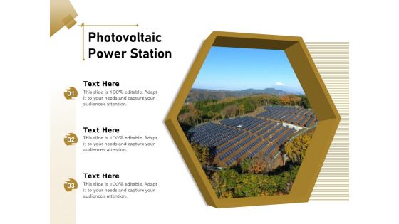 Photovoltaic Power Station Ppt PowerPoint Presentation Icon Inspiration PDF