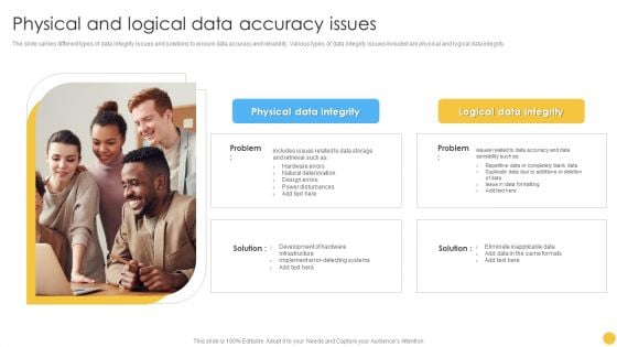 Physical And Logical Data Accuracy Issues Structure PDF