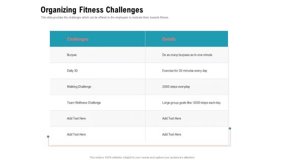 Physical Trainer Organizing Fitness Challenges Demonstration PDF