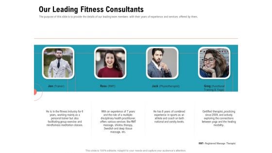 Physical Trainer Our Leading Fitness Consultants Rules PDF