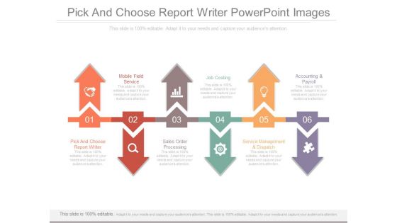 Pick And Choose Report Writer Powerpoint Images