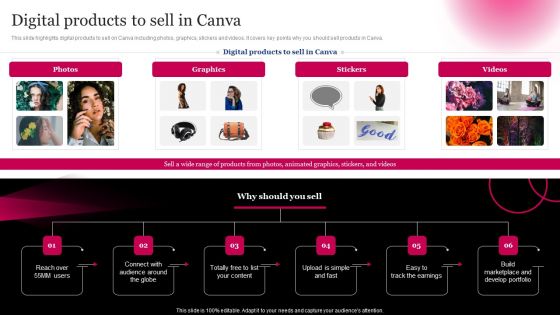 Picture Editing Company Outline Digital Products To Sell In Canva Topics PDF