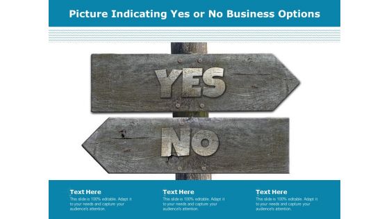 Picture Indicating Yes Or No Business Options Ppt PowerPoint Presentation Styles Elements PDF