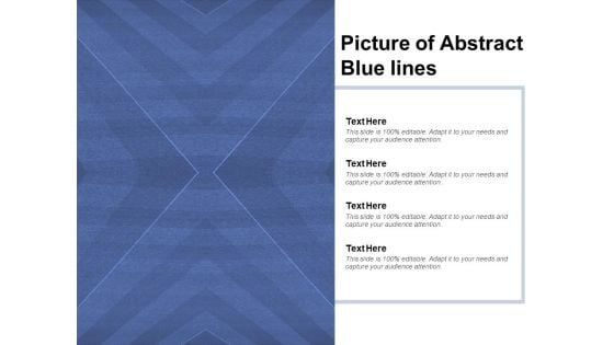 Picture Of Abstract Blue Lines Ppt PowerPoint Presentation Show Example
