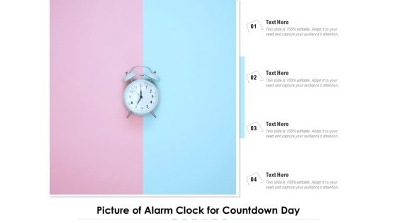 Picture Of Alarm Clock For Countdown Day Ppt PowerPoint Presentation Layouts Guide PDF