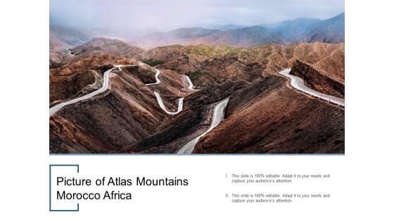 Picture Of Atlas Mountains Morocco Africa Ppt PowerPoint Presentation Ideas Aids