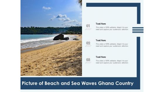 Picture Of Beach And Sea Waves Ghana Country Ppt PowerPoint Presentation Model Examples PDF