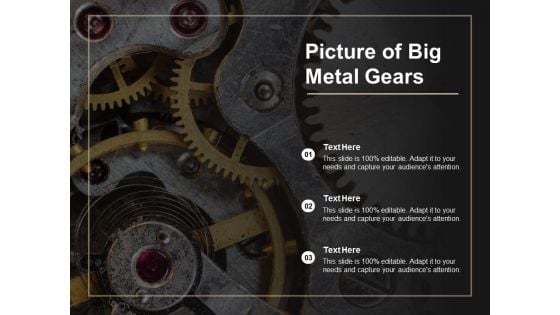 Picture Of Big Metal Gears Ppt PowerPoint Presentation Pictures Tips
