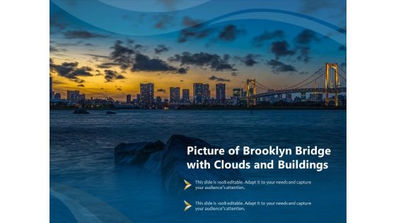 Picture Of Brooklyn Bridge With Clouds And Buildings Ppt PowerPoint Presentation File Example Topics PDF