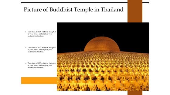 Picture Of Buddhist Temple In Thailand Ppt PowerPoint Presentation Gallery Designs Download PDF