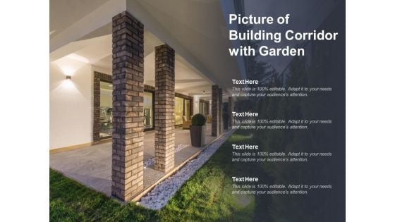 Picture Of Building Corridor With Garden Ppt PowerPoint Presentation Inspiration Graphics Tutorials