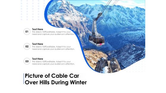 Picture Of Cable Car Over Hills During Winter Ppt PowerPoint Presentation File Icon PDF