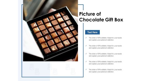 Picture Of Chocolate Gift Box Ppt PowerPoint Presentation Show Examples PDF