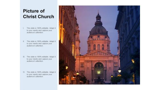 Picture Of Christ Church Ppt PowerPoint Presentation Professional Microsoft
