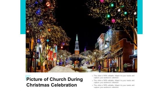 Picture Of Church During Christmas Celebration Ppt PowerPoint Presentation Inspiration Portrait