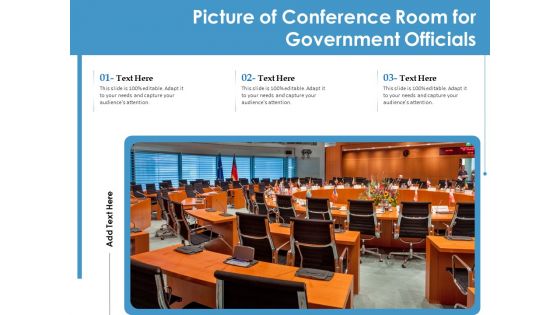 Picture Of Conference Room For Government Officials Ppt PowerPoint Presentation Portfolio Introduction PDF