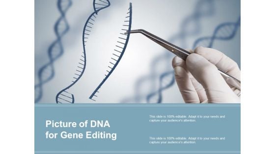 Picture Of DNA For Gene Editing Ppt PowerPoint Presentation Gallery Elements