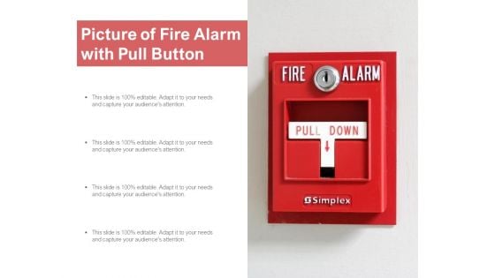 Picture Of Fire Alarm With Pull Button Ppt Powerpoint Presentation Professional Templates