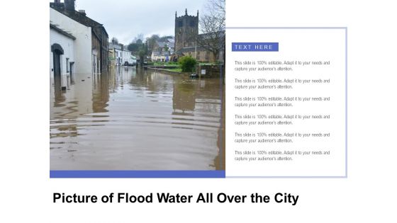 Picture Of Flood Water All Over The City Ppt PowerPoint Presentation Icon Backgrounds PDF