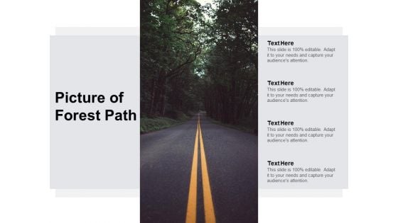 Picture Of Forest Path Ppt PowerPoint Presentation Portfolio Examples