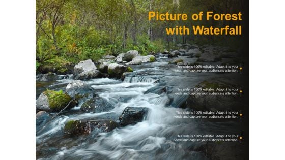 Picture Of Forest With Waterfall Ppt PowerPoint Presentation Ideas